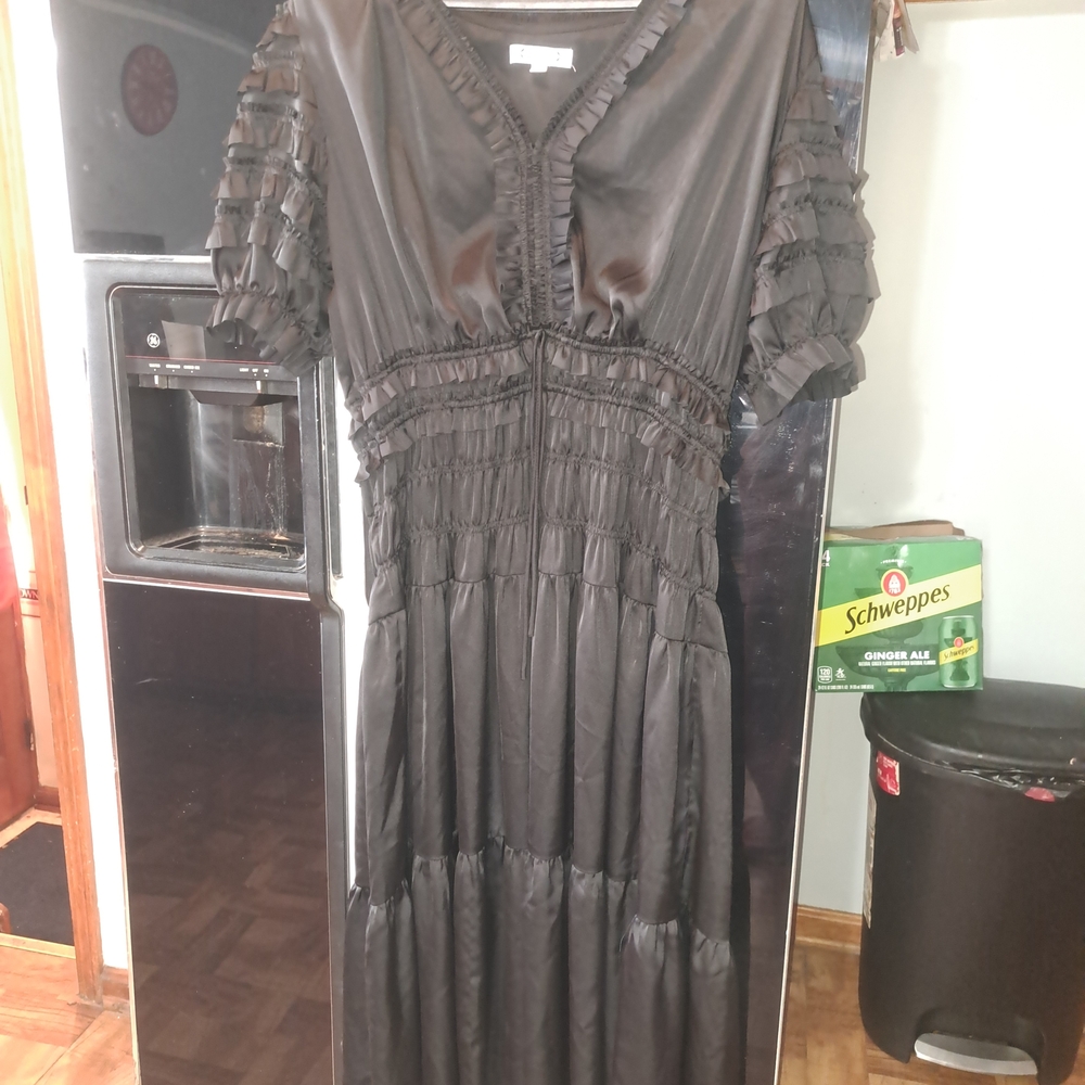 Nanette Lepore Elegant Black Maxi Dress